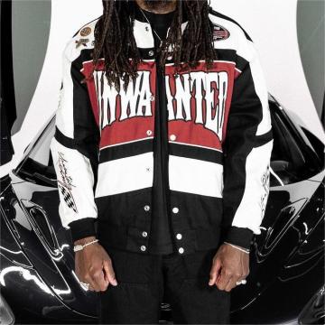 Wholesale Custom Embroidery Patch Nascar Racing Jacket for Men