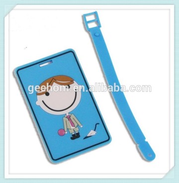 rubber luggage tag silicone luggage tag pvc luggage strap