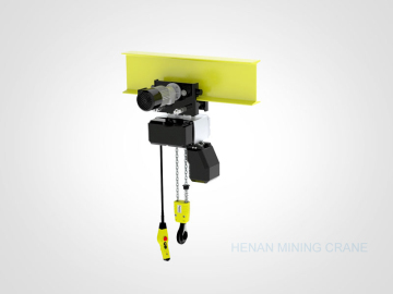 Light weight convenient electric operation chain hoist
