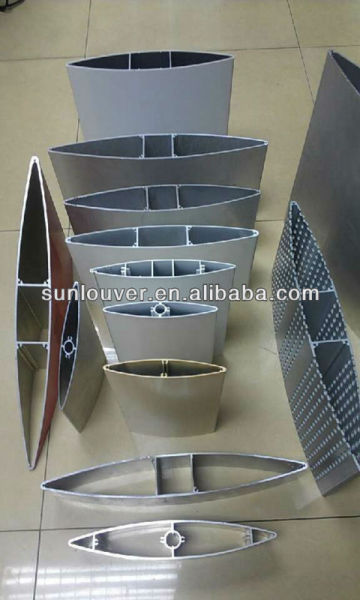 aluminum section profle louver blade