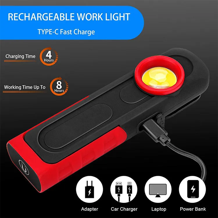 Ultra-Bright Magnetic COB Work Light for Automotive Repairs