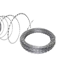 Galvanized Concertina Razor Barbed Wire Coils