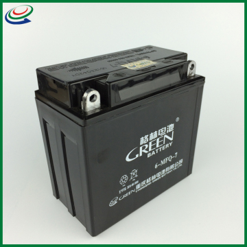 Maintenance Free Battery 6-MFQ-7 Motorcycle Battery 12v 7ah