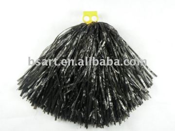 black pompom cheerleader / pom pon / party favor