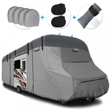 Upgraded 6 Layers Top RV Cover Camper Cover