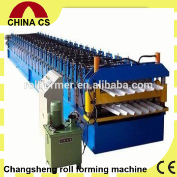 Two Layers Flat Sheet Corrugated Forming Machine