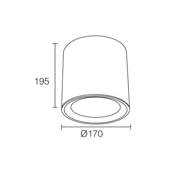 Decorative Cylindrical 40W LED DownlightofLED Downlight Ip Rating