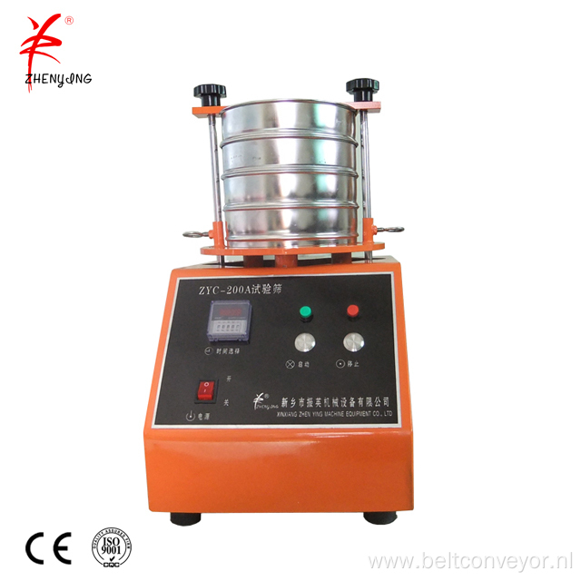 Lab test vibrating sieve shaker machine