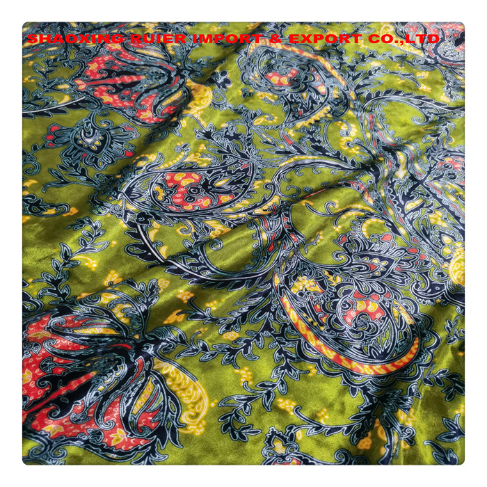 Printed Velvet Fabric For Dresses