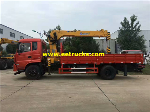 DFAC 4X2 6ton lori lililowekwa cranes