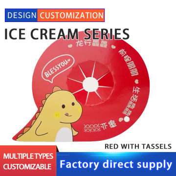 Paper Custom Printed Ice Cream Cone Sleeve