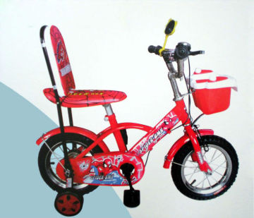 12''Mini cute red color with plastic basket baby toy chooper bike,children bike bicycle,kids cycles