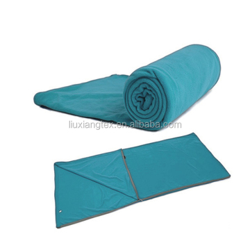 Adult size Fleece sleeping sack for outdoor, super sack for summer, sleeping bag for hotel