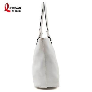 White Designer Soft Leather Shoulder Bags for Womens