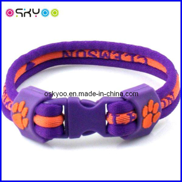 Ncaa University Clemson Tigers Ropetitanium Sport Power Ion Bracelets