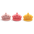 3D Mini Queen Tiara Crown Miniature in resina per bambini DIY Craft Scrapbook Hair Bow Center Decoration