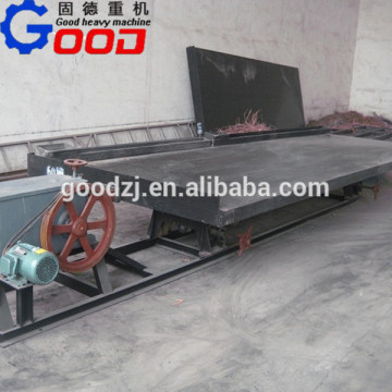 Gravity selection equipment double shaking table for gold mine