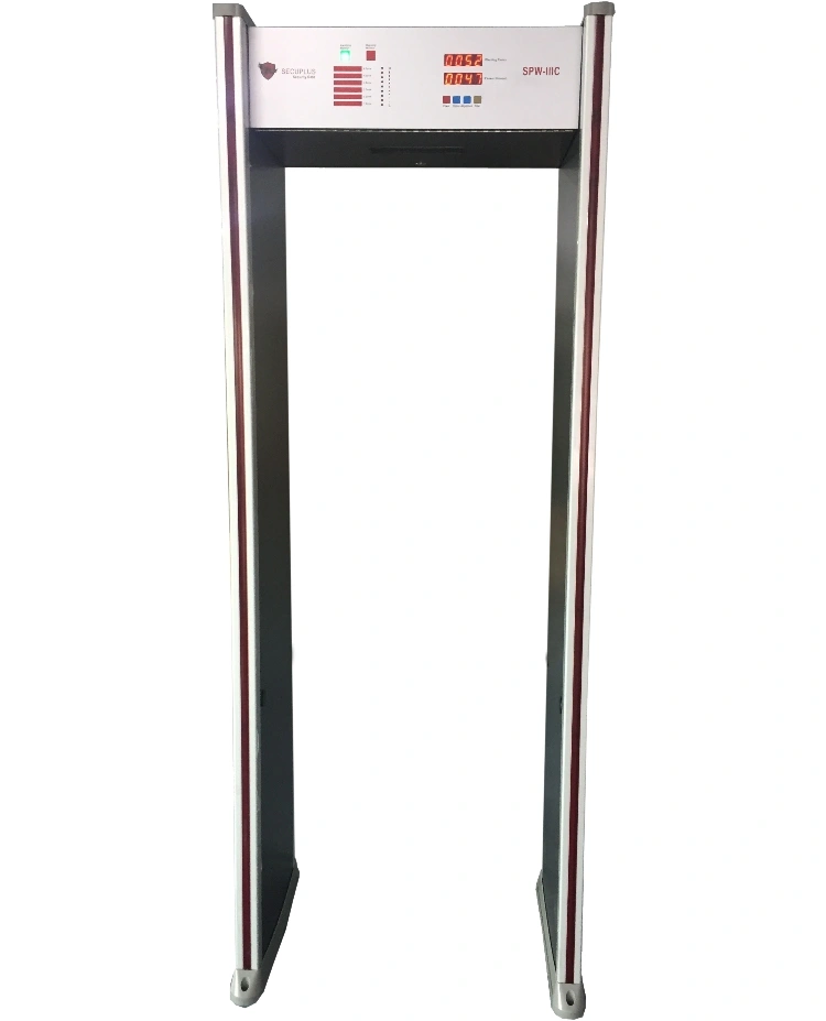 Multi Zones Security Walk-Through Metal Detectors 6 zones Walk Through Scanners SPW-IIIC