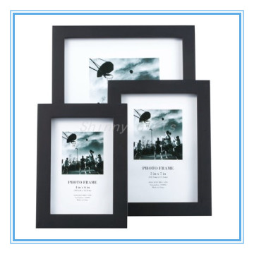 2014 Black Antique Wooden Photo Frames wood frame for wedding photo