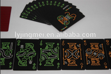 Custmized paper playing cards with various kind of patterns
