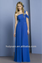 Chiffon One-shoulder Long Beautiful Evening Dresses