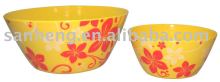Melamine round bowl set ware
