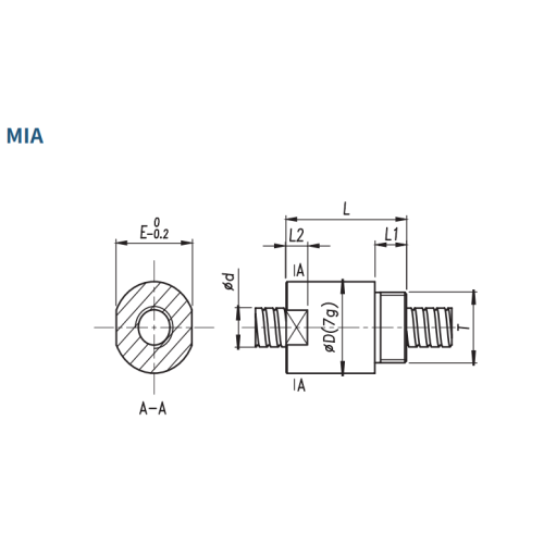 MIA0401 Top vidalı somun