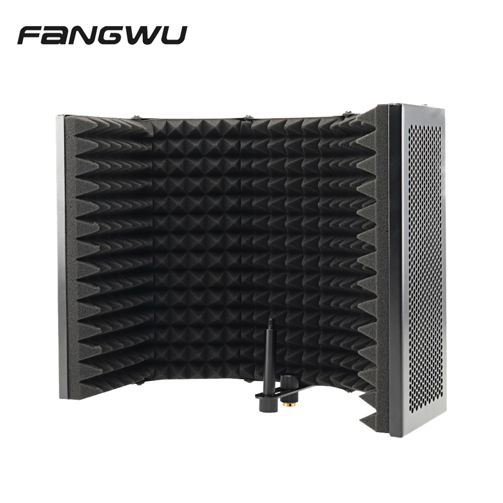 5 Doors Metal Large Size Acoustic Isolation Microphone Shield For Recording