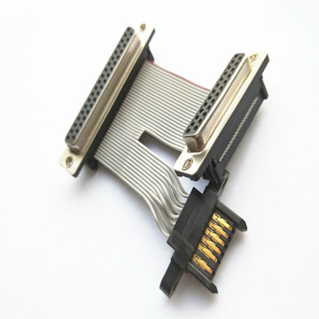 Flexibele JAE-connector IDC lint platte kabelassemblages