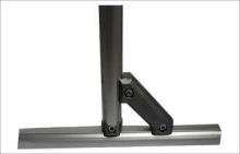 Tee Aluminum Weld Pipe Rack Fittings Aluminum Tube Connecto