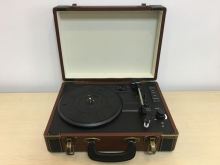 2016 High Quality Suitcase phonograph record player