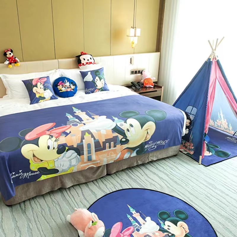 Printing parent-child room sets tent mat bedcover cushion