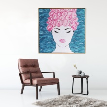 Framed Canvas Artwork Oil Painting for Wall Decoration