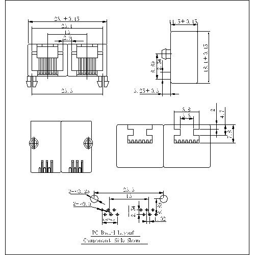 ATRJ5323-6P6C-X-A-B