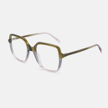 Chic Square Acetate Women's Optical Frames 24A3237
