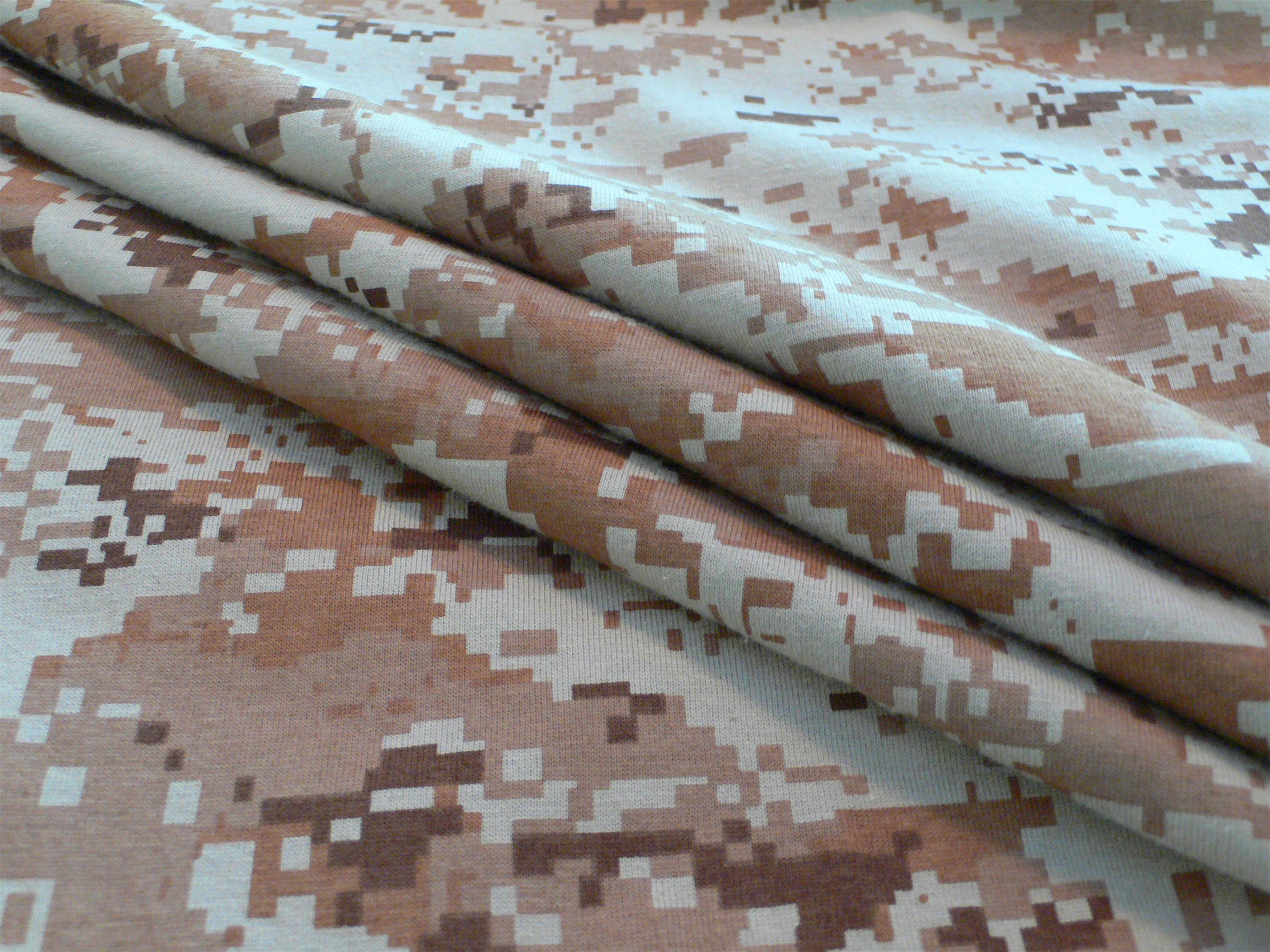 Military Camouflage Kniting Fabric