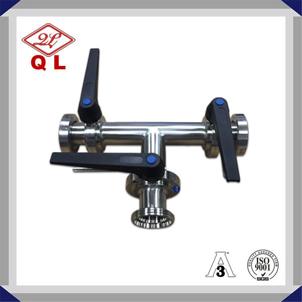 Three-Way Thread Butterfly Valve