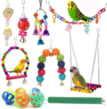 Bird Toys Parrot Pet Birds Cage Toys