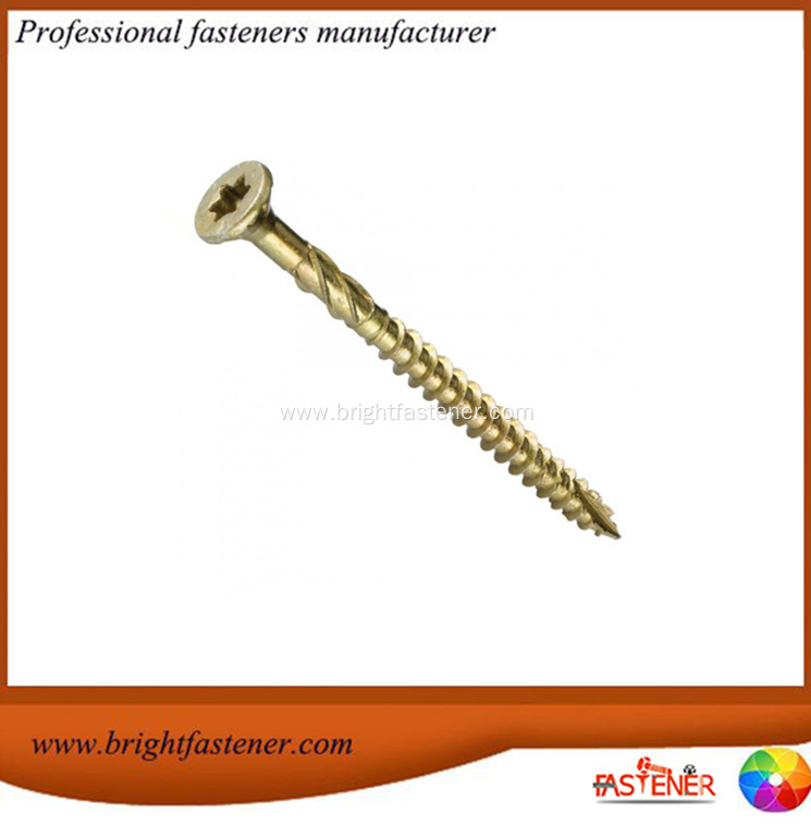 Yellow Zinc Plated Torx Head Long Wood Screws