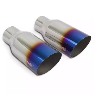 Universal Exhaust Pipe Burnt Blue Car Exhaust Tip