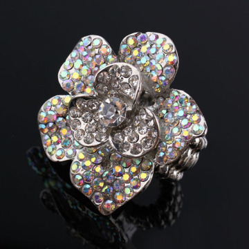 Fashion Colorful Cz Rhinestone Rings