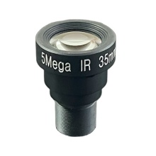 CCTV Lens 5 Megapixel Board 35mm 1/1.7" M12x0.5 Focusable Lens