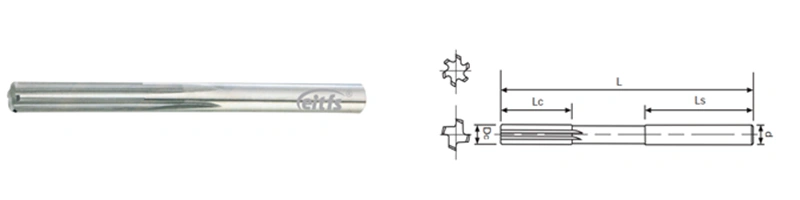 Solid Carbide Cemented Hand Reamer for CNC Machine Tools