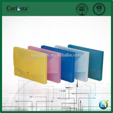 Clear PP File Box With Elastic Closure