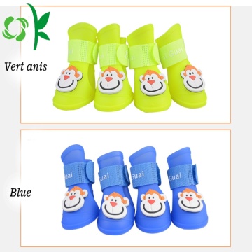 Newest 3D Comfortable Winter Silicone Pet Dog Shoes