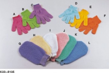 Bath gloves