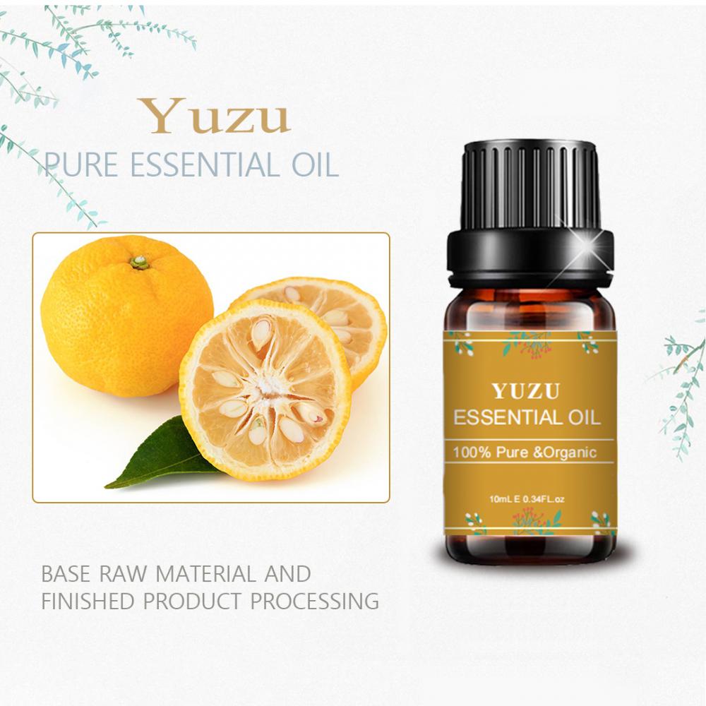 Óleo essencial de yuzu japonês para o difusor de aromaterapia