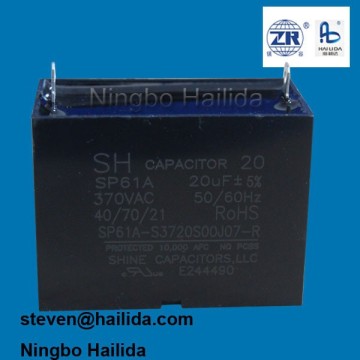 20uf 250v capacitor fan condenser 300v UL listed