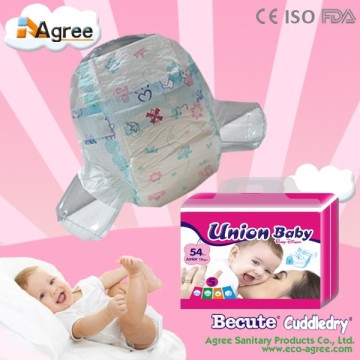 OEM with elastic waistband baby diaper