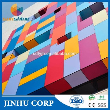 Gluing advertising signage decorative aluminum sheet price factory